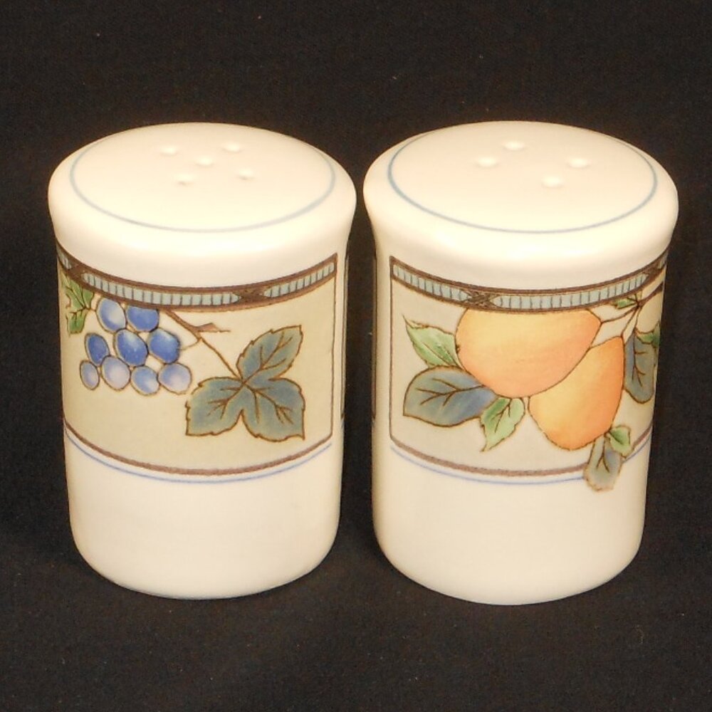 Mikasa Intaglio CAC29 Garden Harvest salt and pepper shakers set